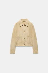 ZW COLLECTION LIMITED EDITION 100% SUEDE JACKET