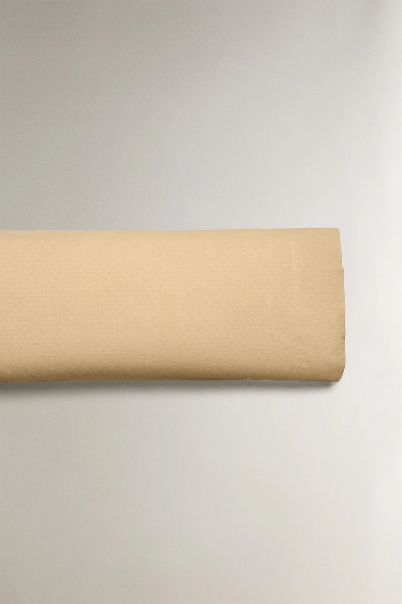 TEXTURED COTTON PILLOWCASE