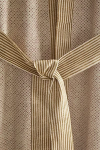 ROBE DE CHAMBRE À MOTIFS MIXTES | KATHARINE POLE
