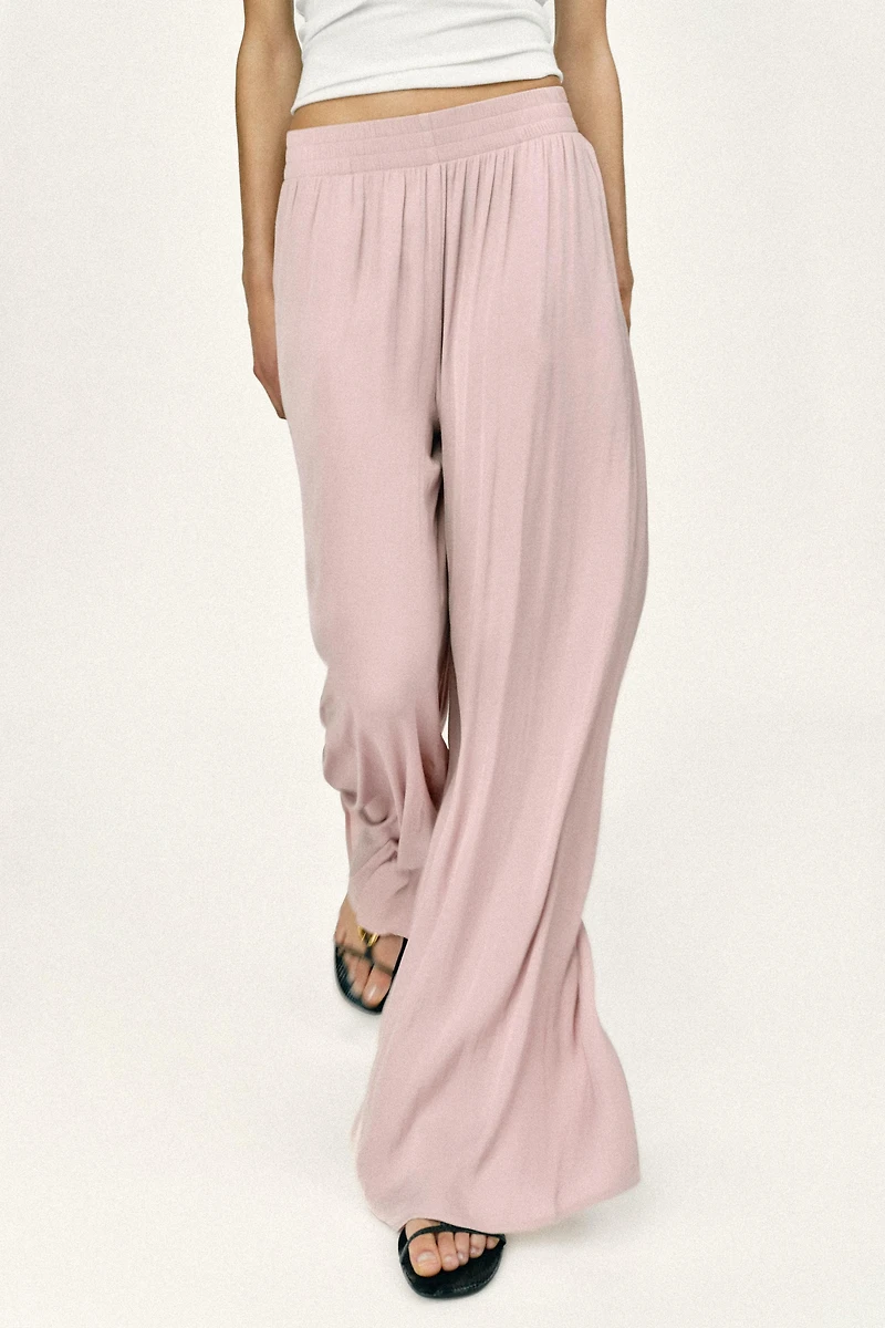 FLOWY WIDE LEG PANTS