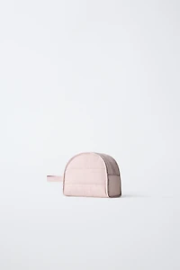 QUILTED TOILETRY BAG
