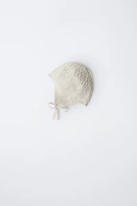 BONNET EN MAILLE TEXTURÉ