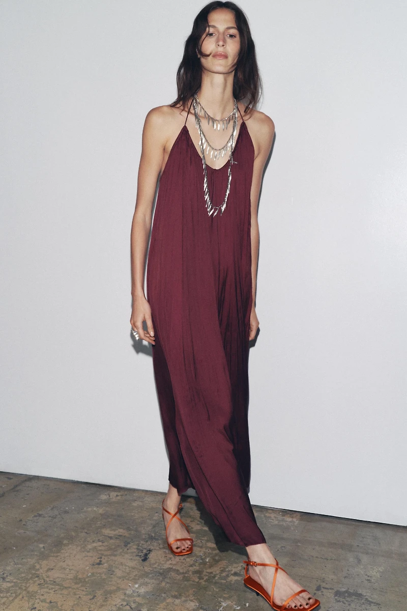 ZW COLLECTION SATIN LONG DRESS