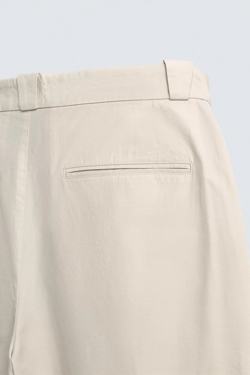 COTTON - LYOCELL STRAIGHT FIT PANTS