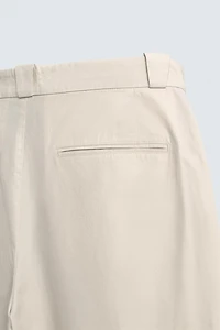 COTTON - LYOCELL STRAIGHT FIT PANTS