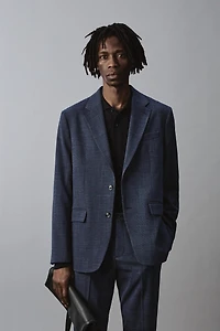 SLIM FIT WOOL BLEND BLAZER