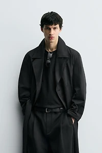 OVERSIZED FIT TRENCH COAT