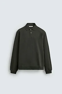 REGULAR FIT TEXTURED POLO SHIRT