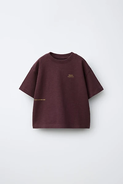 TEXT PRINT T-SHIRT