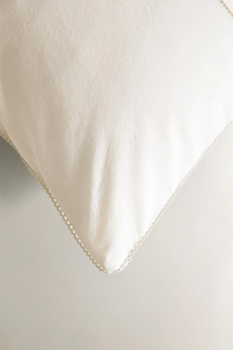 CHILDREN'S PILLOWCASE POPLIN WITH HEMSTITCHING