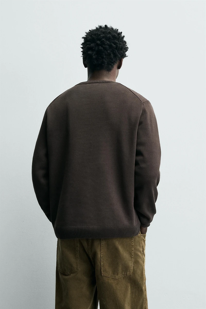 PULL STRUCTURÉ EN COTON