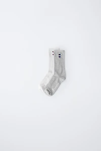 TWO-PACK OF CHAMPION ® X ZARA LOGO EMBROIDERED SOCKS