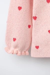 HEART KNIT SWEATER