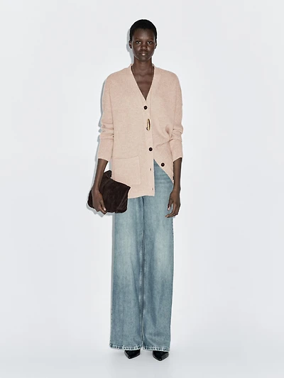 Cardigan 100 % laine