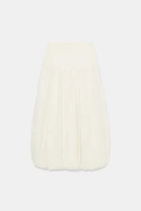 COMBINED KNIT BALLOON SKIRT