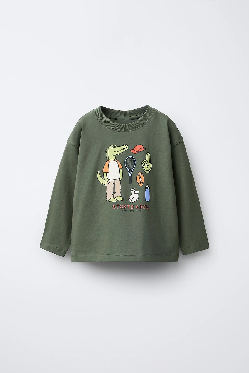 T-SHIRT À IMPRIMÉ ANIMAL