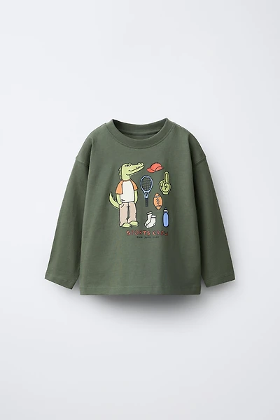 T-SHIRT À IMPRIMÉ ANIMAL