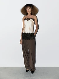 Satin-effect camisole top - STUDIO