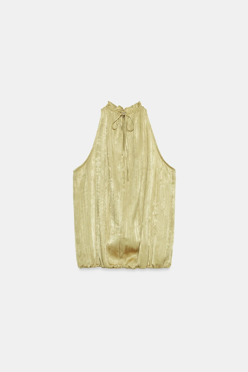 BEADED COLLAR TOP