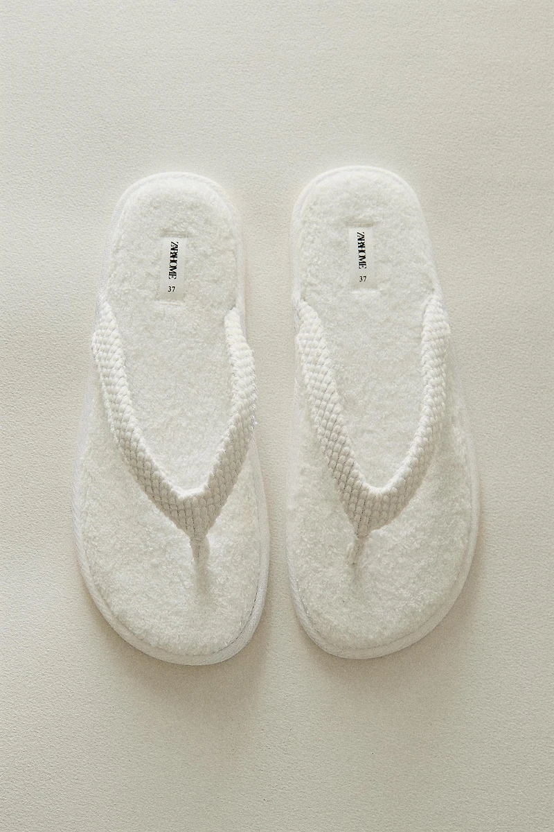 TERRYCLOTH POOL SANDALS