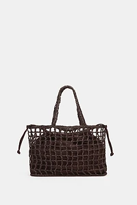 BRAIDED MINI  TOTE BAG