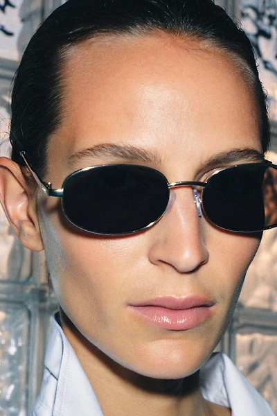 RECTANGULAR METAL SUNGLASSES