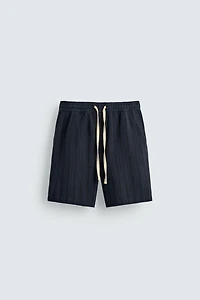 GEOMETRIC JACQUARD SHORTS