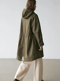 Long cotton parka