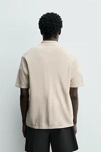 CHEMISE EN MAILLE COTON ET LIN