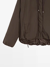 High neck puffer jacket