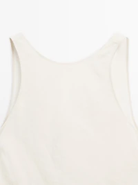 Long flowing dress with ruffles