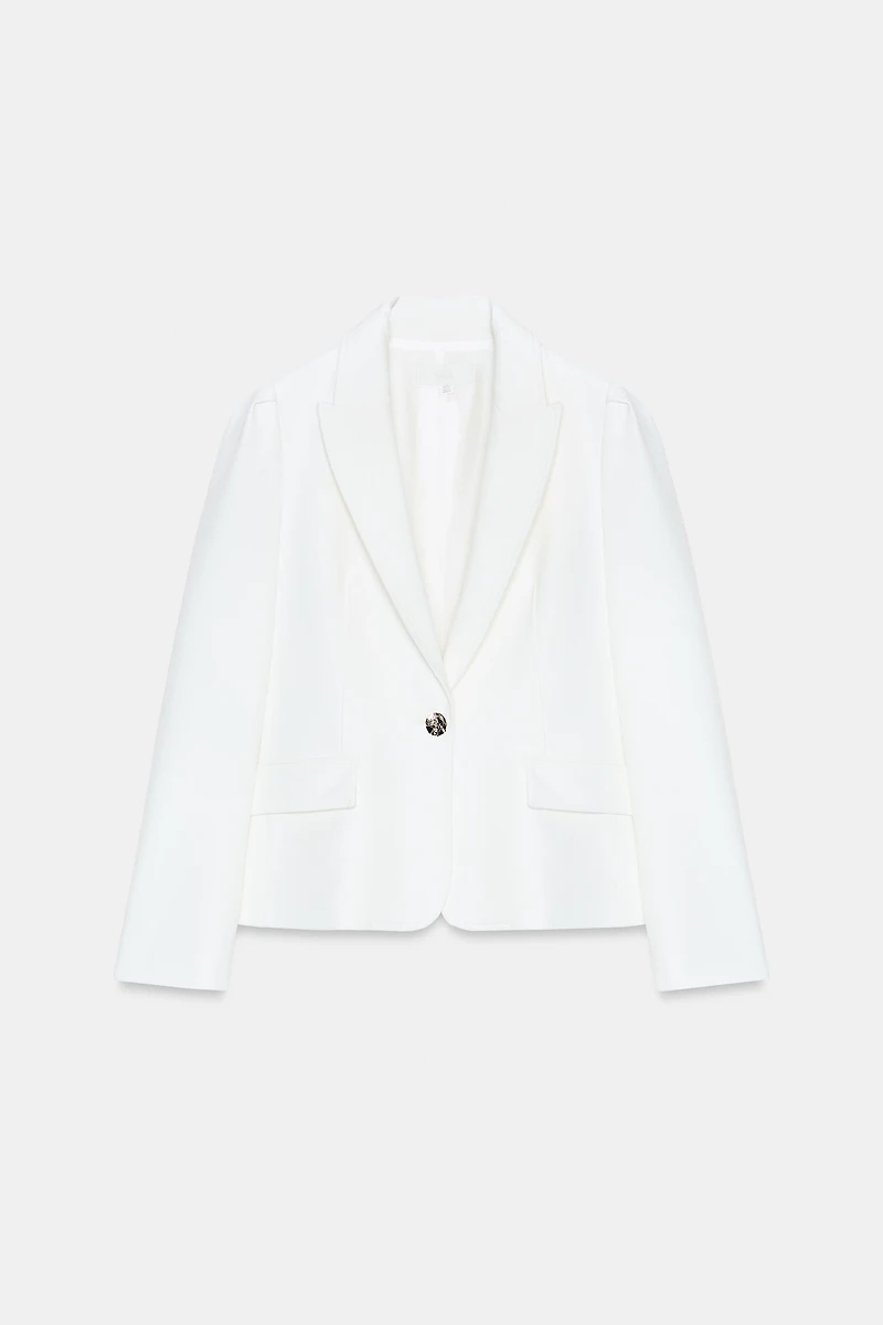 VESTE AJUSTÉE ÉPAULES MARQUÉES