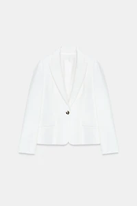 VESTE AJUSTÉE ÉPAULES MARQUÉES