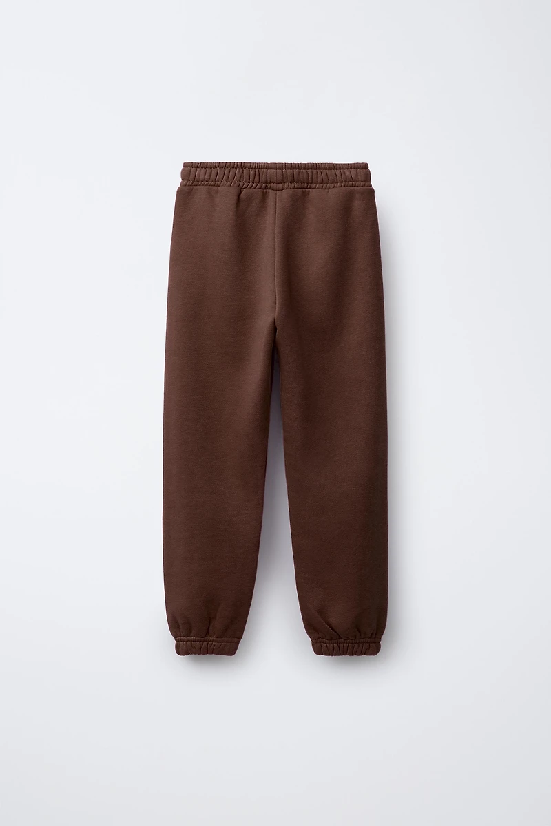 BASIC FLEECE JOGGING PANTS
