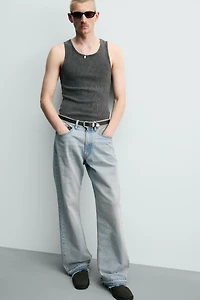 RIBBED KNIT TANK TOP