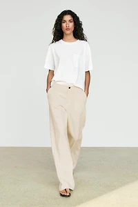Short sleeve T-shirt with pocket detail