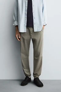SLIM FIT JOGGER WAIST PANTS