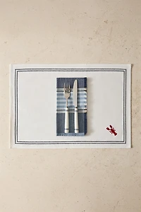 EMBROIDERED LOBSTER PLACEMAT