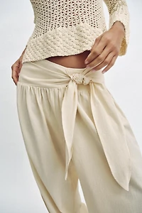 TIED BALLOON PANTS