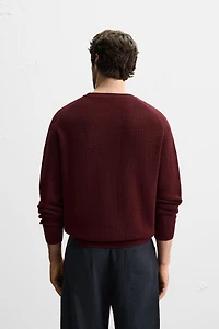 PURL KNIT SWEATER