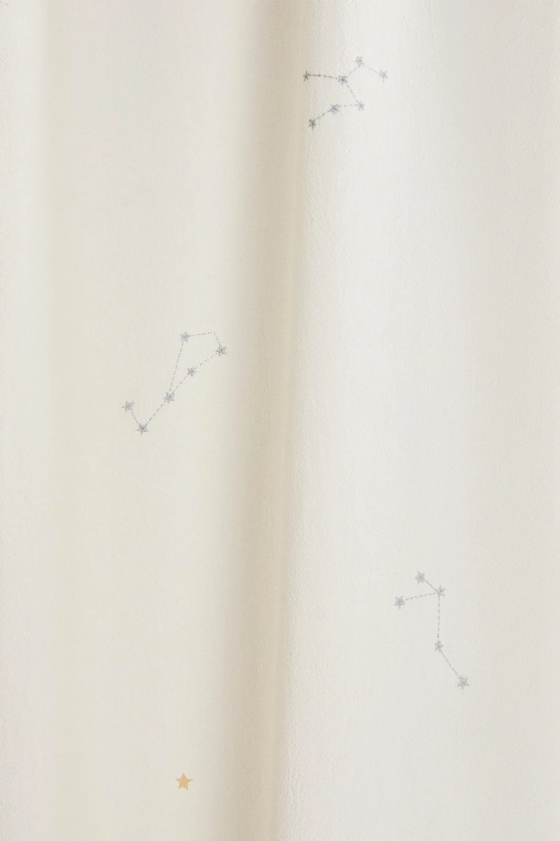 CHILDREN'S COTTON SPACE CURTAIN