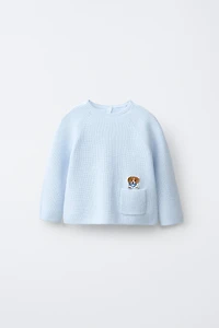 DOG PATCH KNIT JUMPER