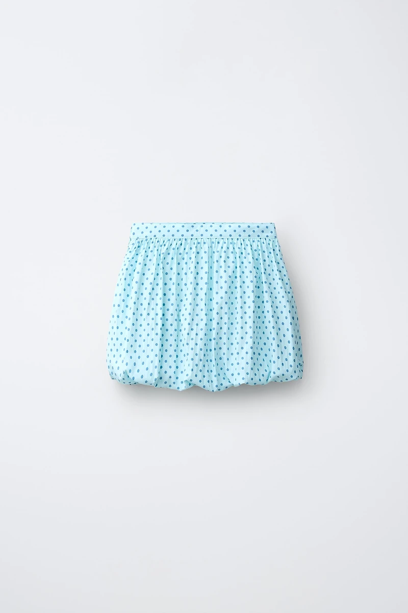 POLKA DOT BALLOON SKIRT