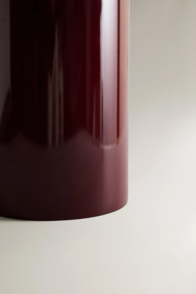 POUBELLE MÉTAL CYLINDRIQUE
