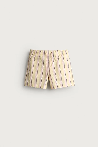 MAILLOT DE BAIN MI-LONG À RAYURES