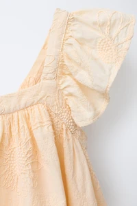 FLORAL EMBROIDERED DRESS
