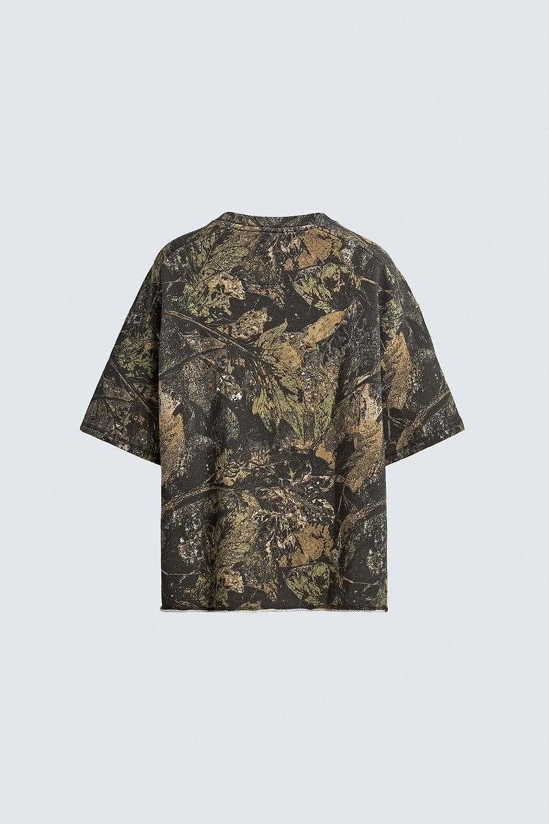 ABSTRACT PRINT SWEATSHIRT