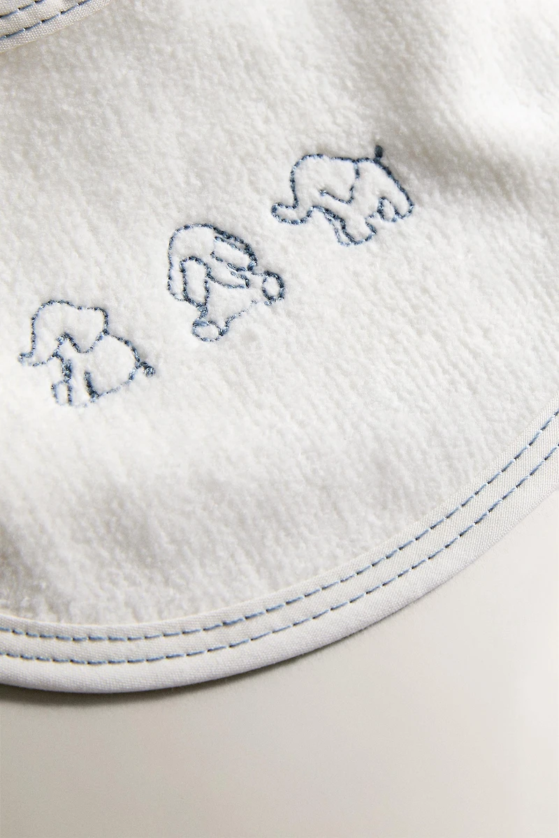 BAVOIR ENFANT ÉLÉPHANTS VELOURS