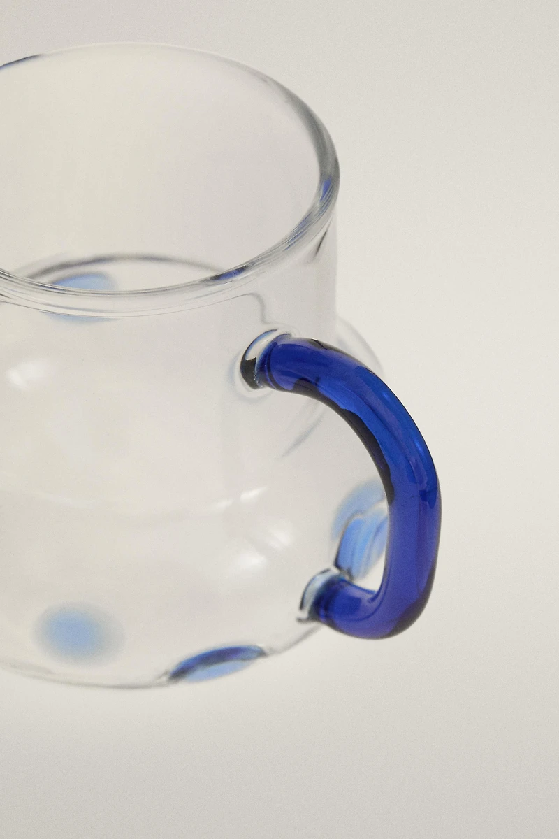 BOROSILICATE GLASS BUBBLE PITCHER