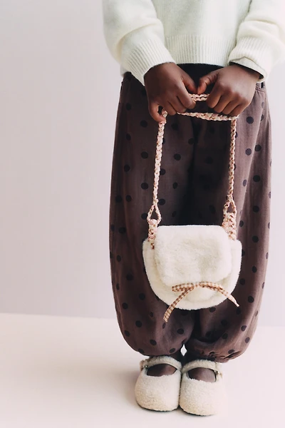 SAC BANDOULIÈRE EFFET FOURRURE